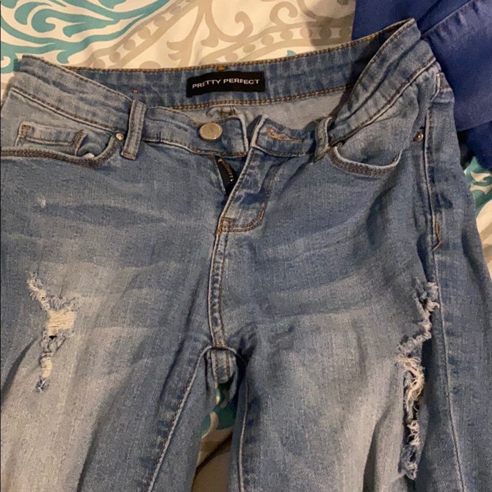 ripped mom jeans